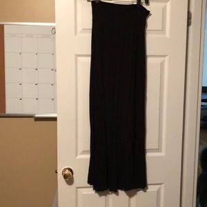 Black maxi skirt